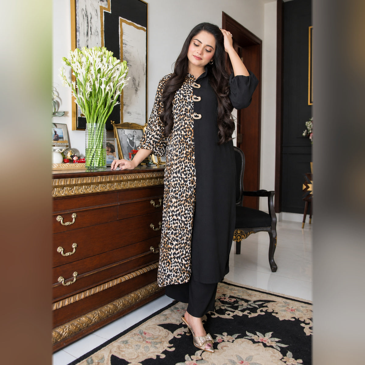 Full Cheetah Print Eastern Pret Set